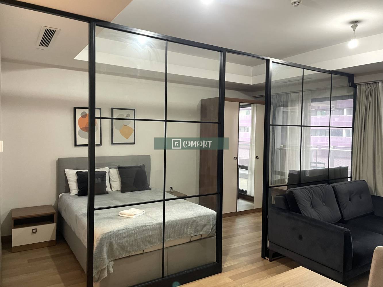 Private Design Furnished 1+0 Studio Flat for Rent