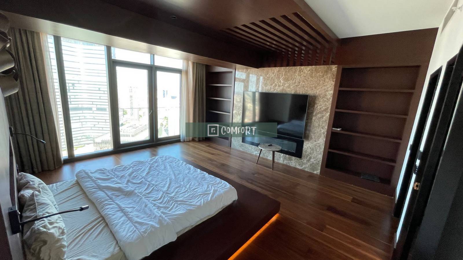 3,5+1 Luxury Furnished Flat with View for Rent