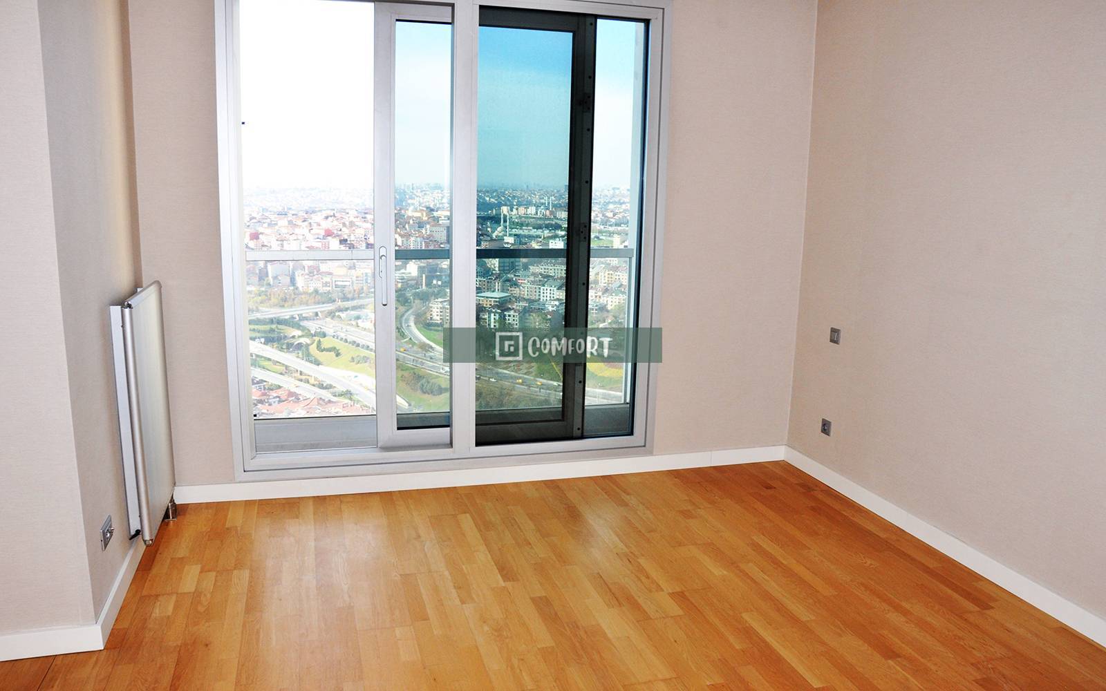 2 + 1 Corner Apartment For Sale with Bosphorus View