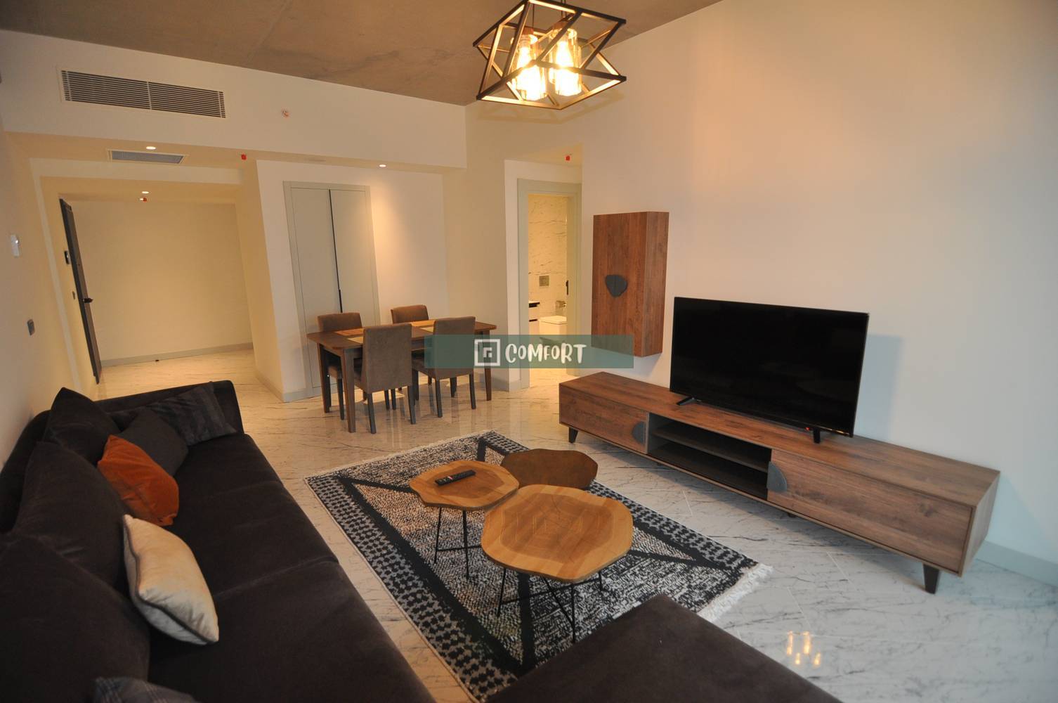 1+1 Corner Large Type Luxury Furnished Flat for Rent