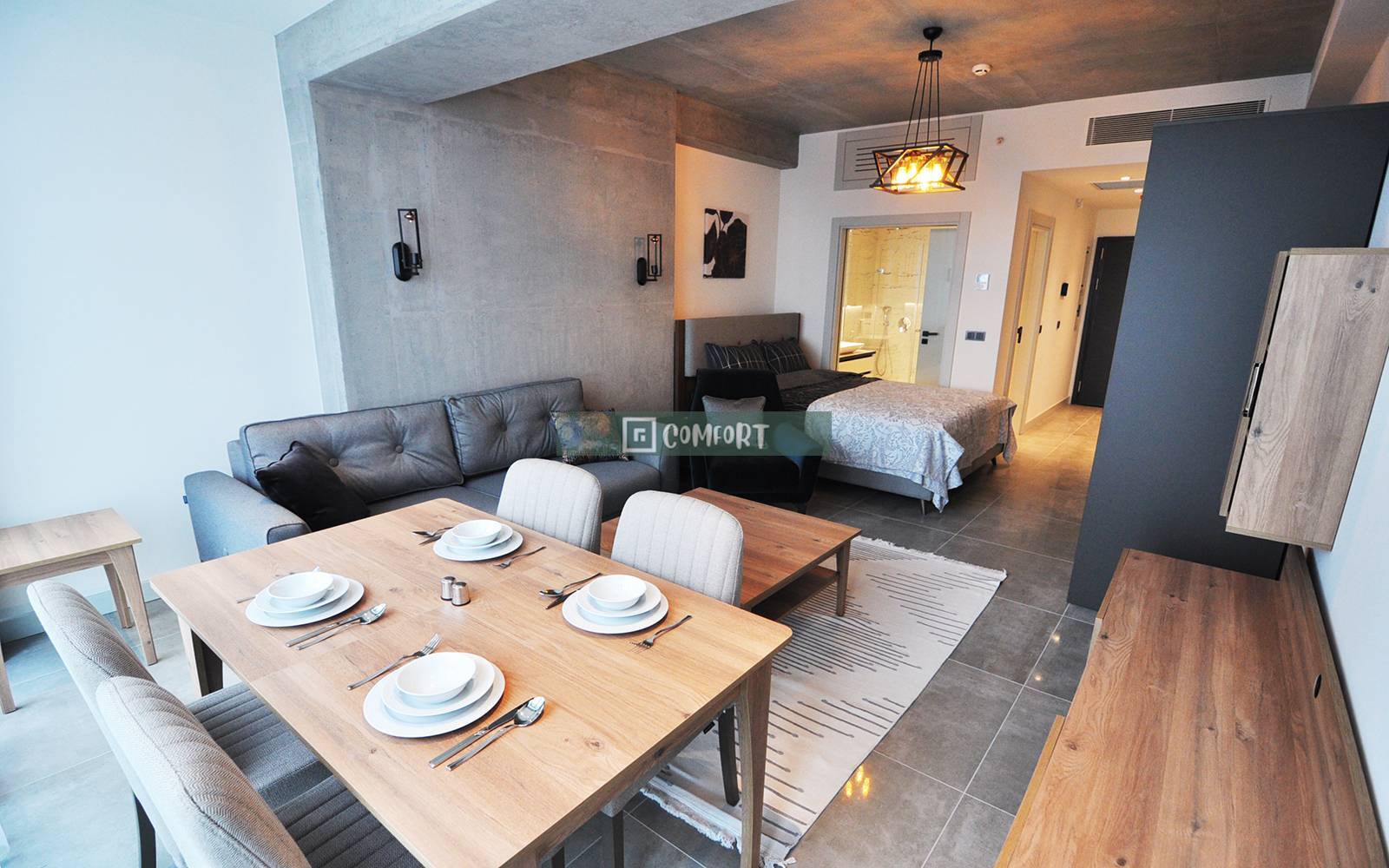 1+0 Luxury Furnished Studio Flat for Rent