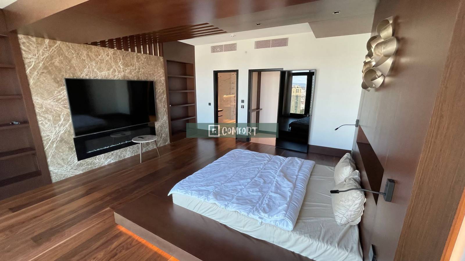 3,5+1 Luxury Furnished Flat with View for Rent