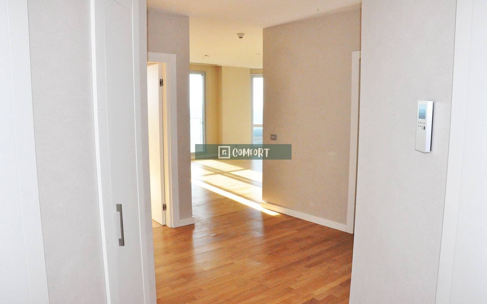 2 + 1 Corner Apartment For Sale with Bosphorus View