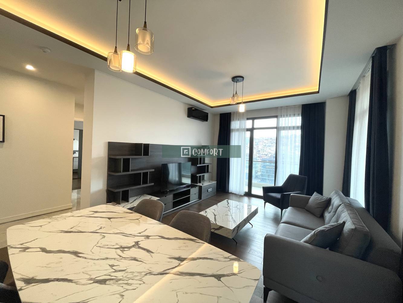 Luxury Furnished 2+1 Flat for Rent