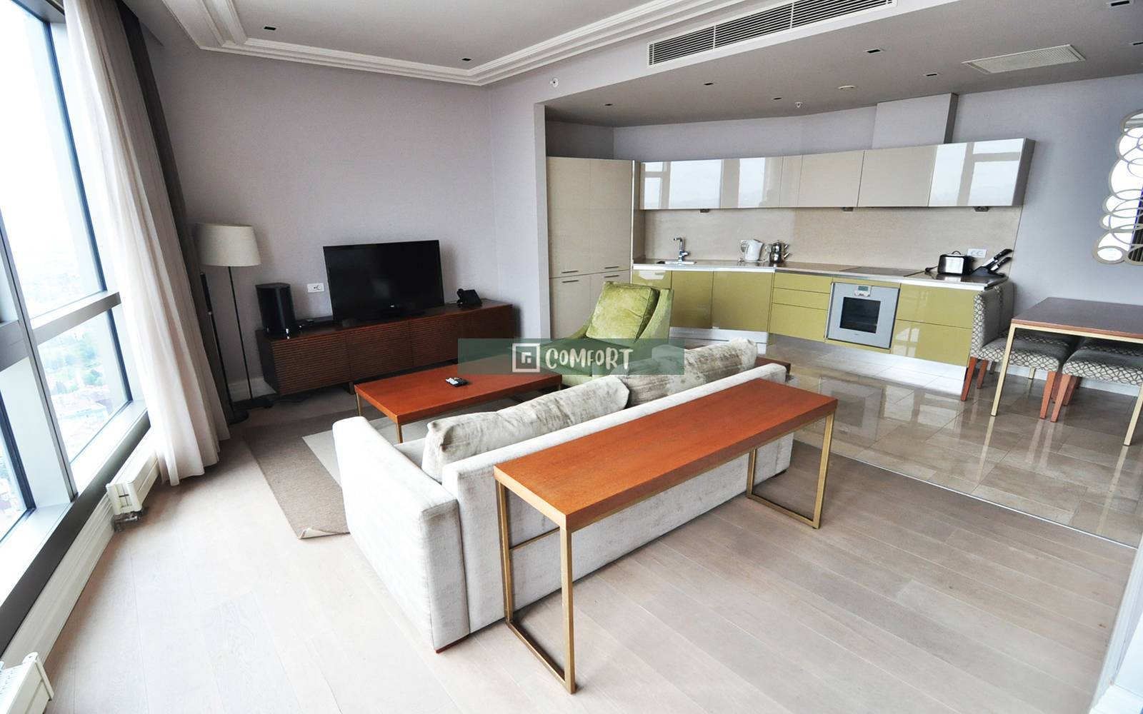 1+1 Furnished Apartment For Rent With Bosphorus View