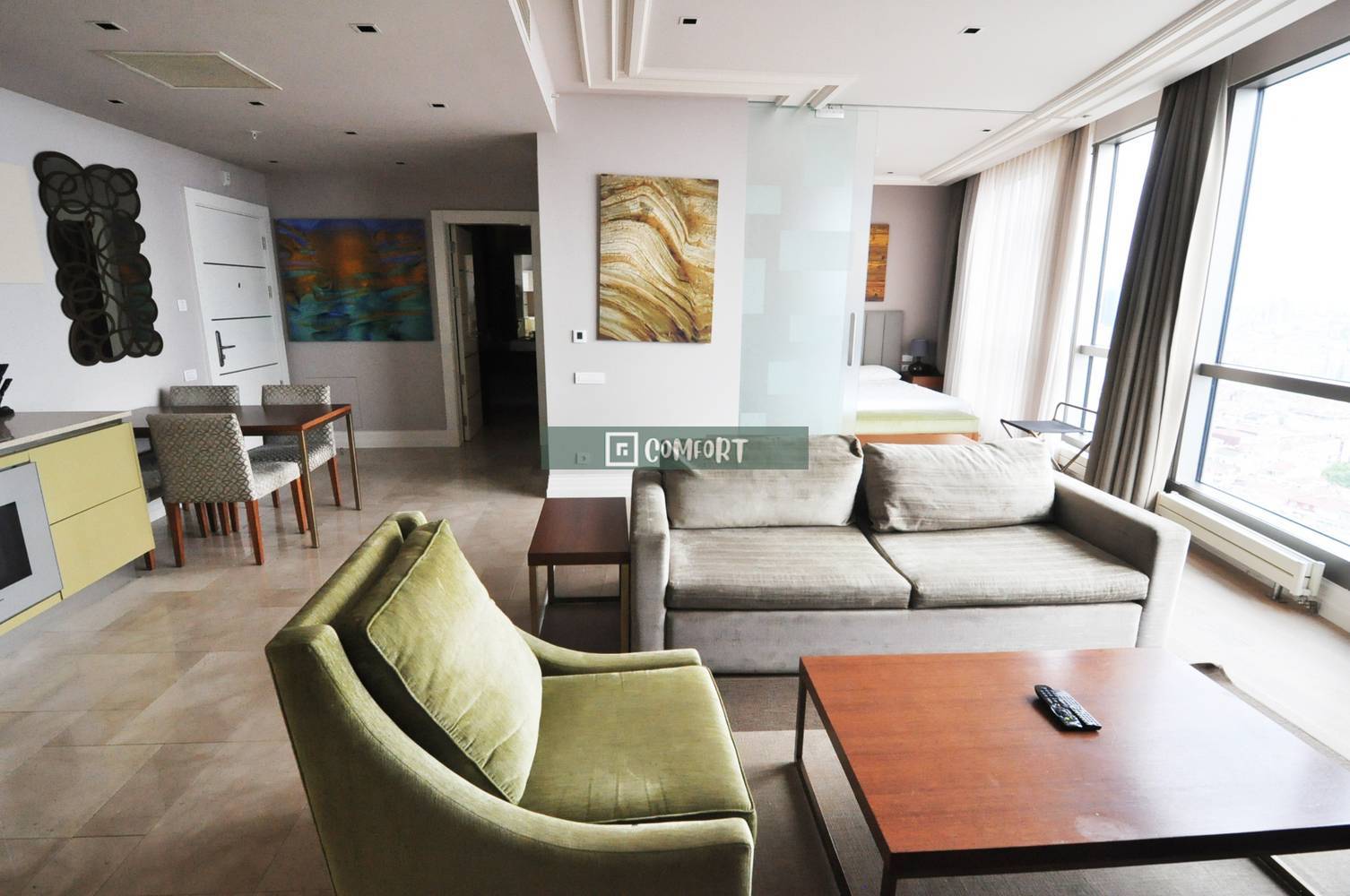 1+1 Furnished Apartment For Rent With Bosphorus View