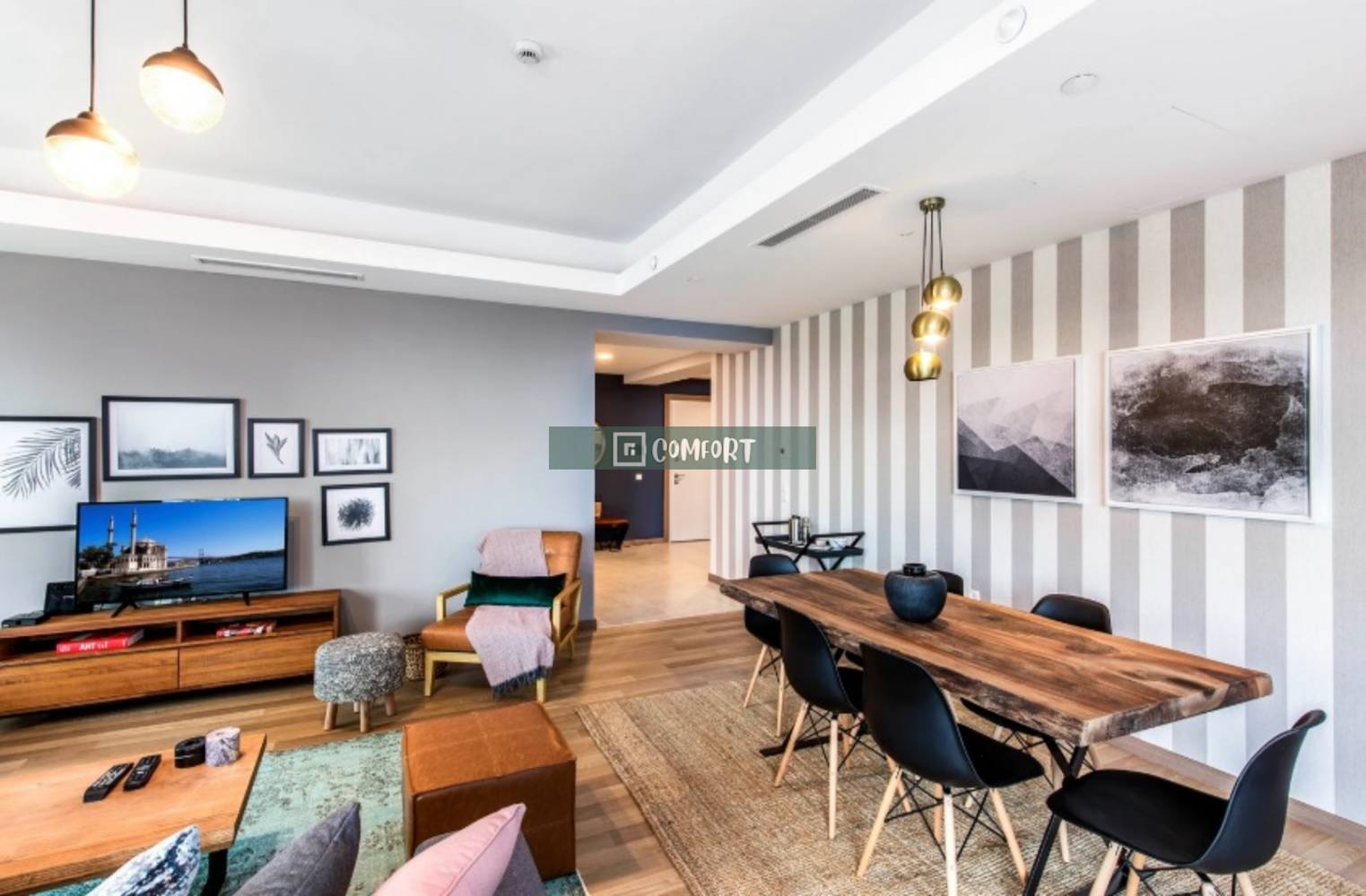 4+1 Furnished Super Flat for Rent