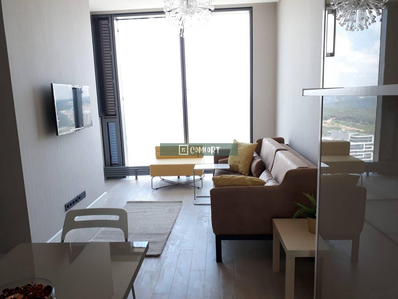 1 + 0 with View Furnished apartment for rent