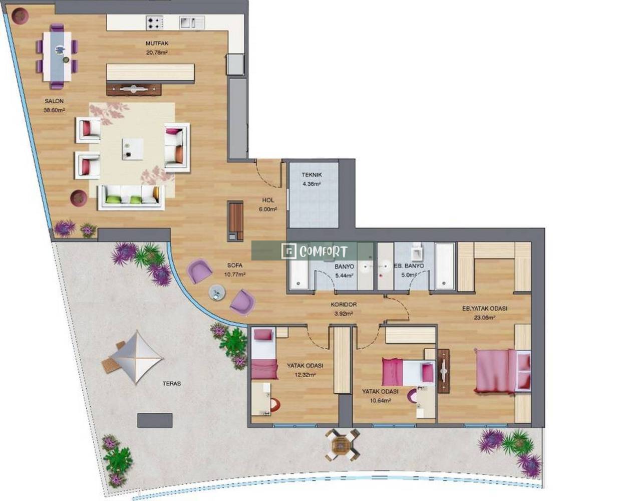 Maslak 1453 3 + 1 APARTMENT